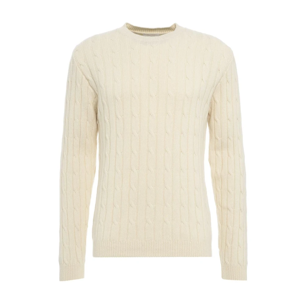 Daniele Fiesoli Witte Gebreide Kleding voor Mannen Aw24 Beige Heren