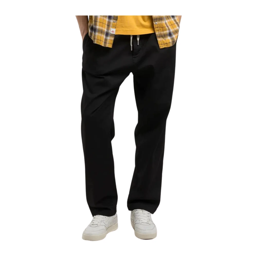 Replay Zwarte Denim Broek Black Heren