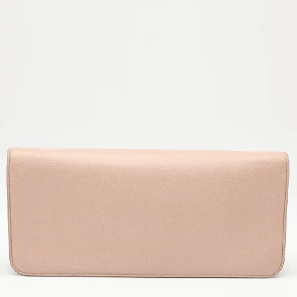 Tom Ford Pre-owned Leather wallets Beige Dames