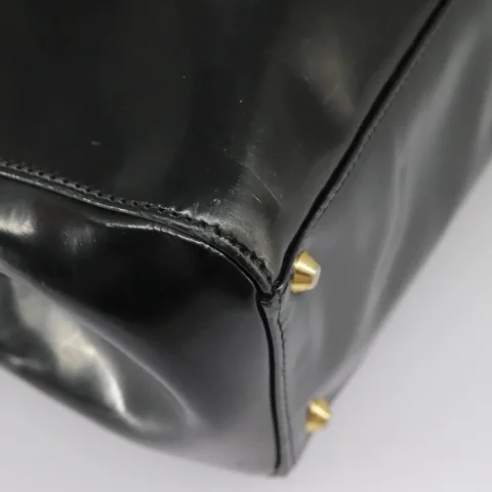 Dior Vintage Pre-owned Leather dior-bags Black Dames