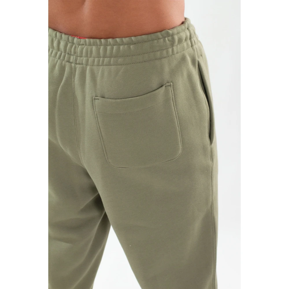 Lacoste Stijlvolle Croc Sweatpants in BMY Green Heren