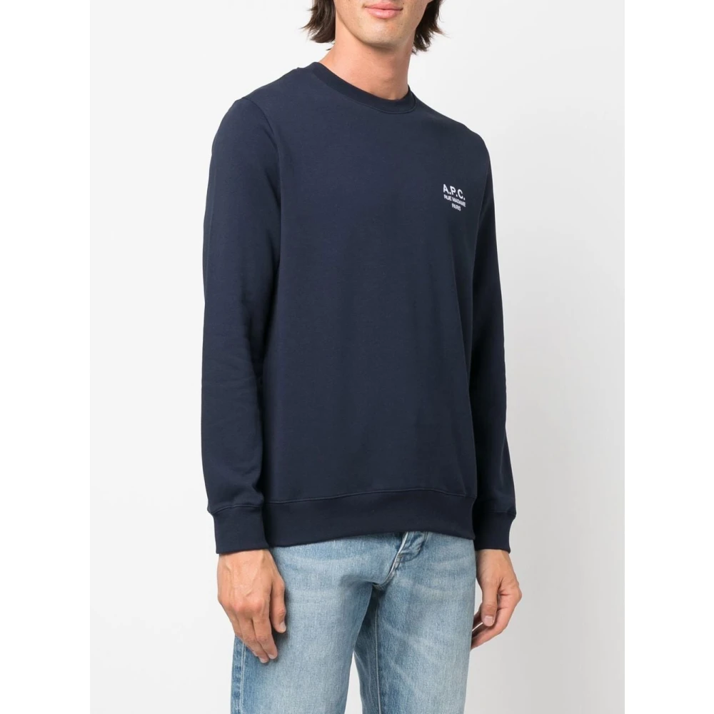 A.p.c. Sweatshirts Blue Heren