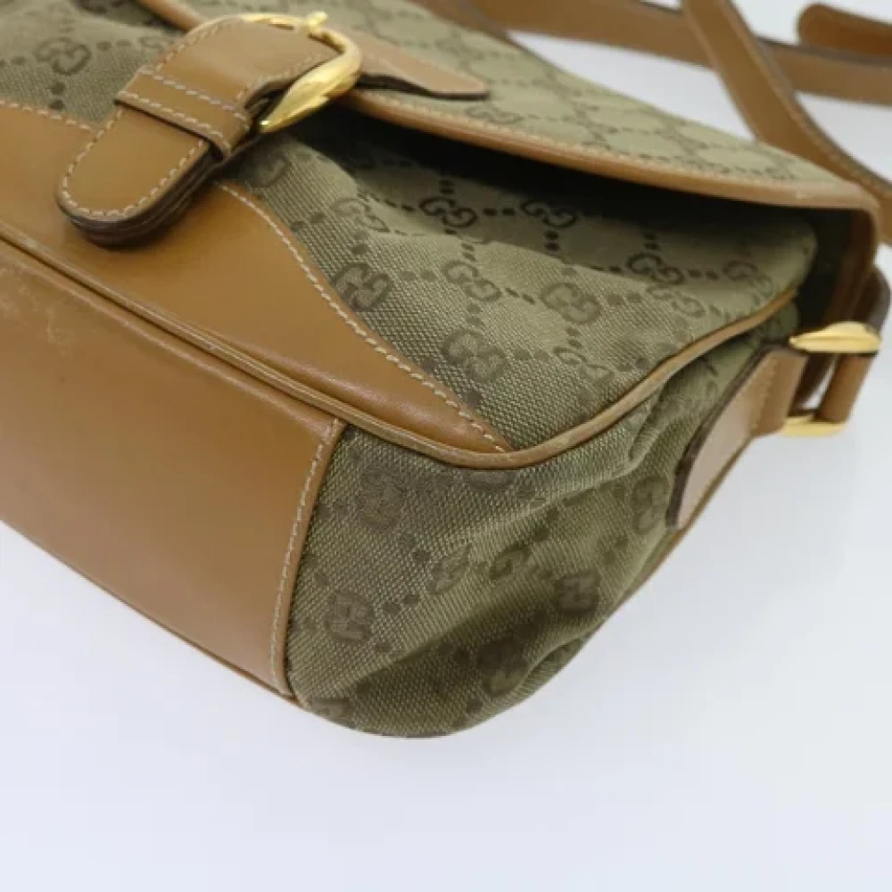 Gucci Vintage Pre-owned Canvas gucci-bags Brown Dames