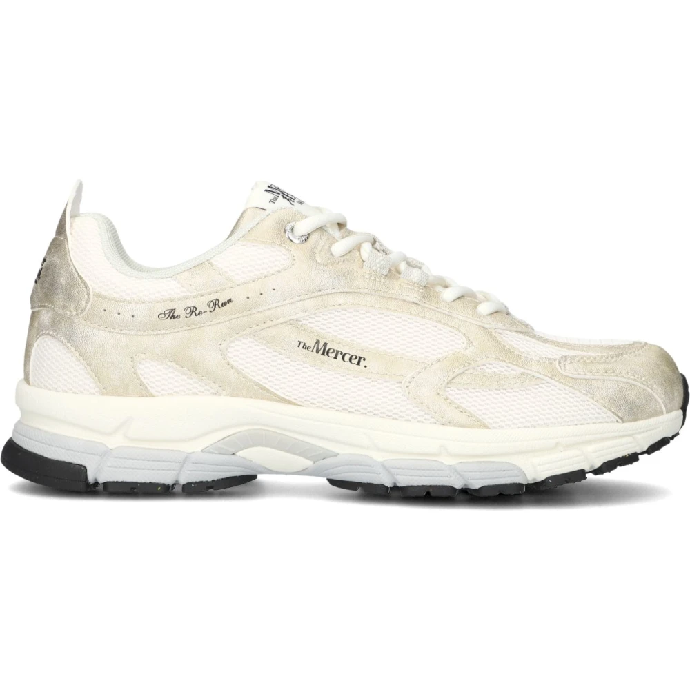 Mercer Amsterdam Metallic Re-run Dames Sneakers Dames Schoenen Wit
