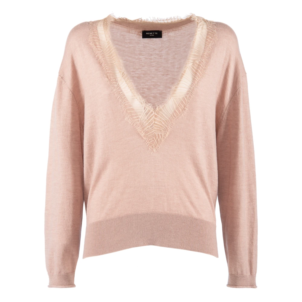 Nenette Poeder Sweaters voor Vrouwen Pink Dames