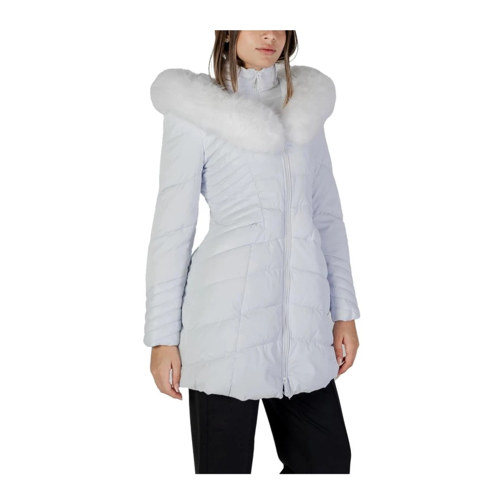 Guess Polyurethaan Jassen & Mantels Collectie White Dames