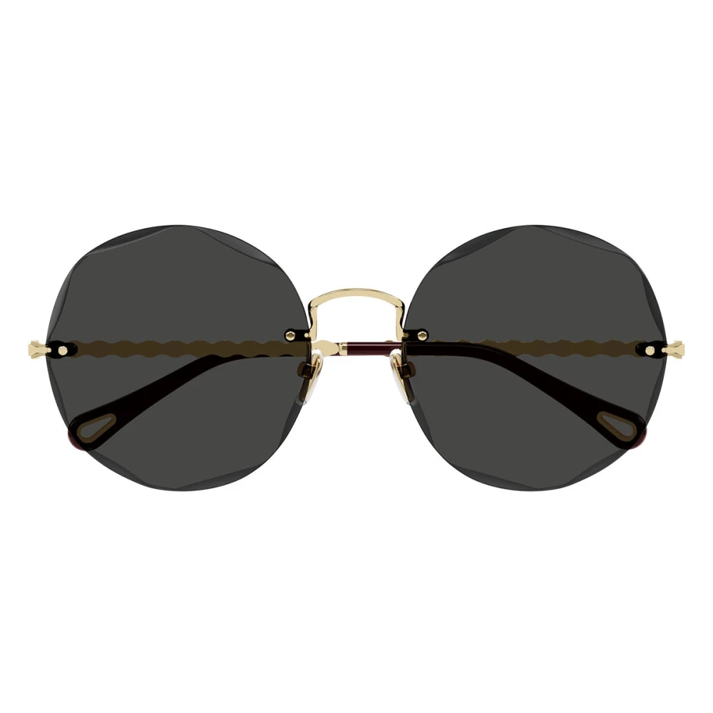 Chloé Unisex Yellow Sunglasses, 57 Mm, Round Sunglasses