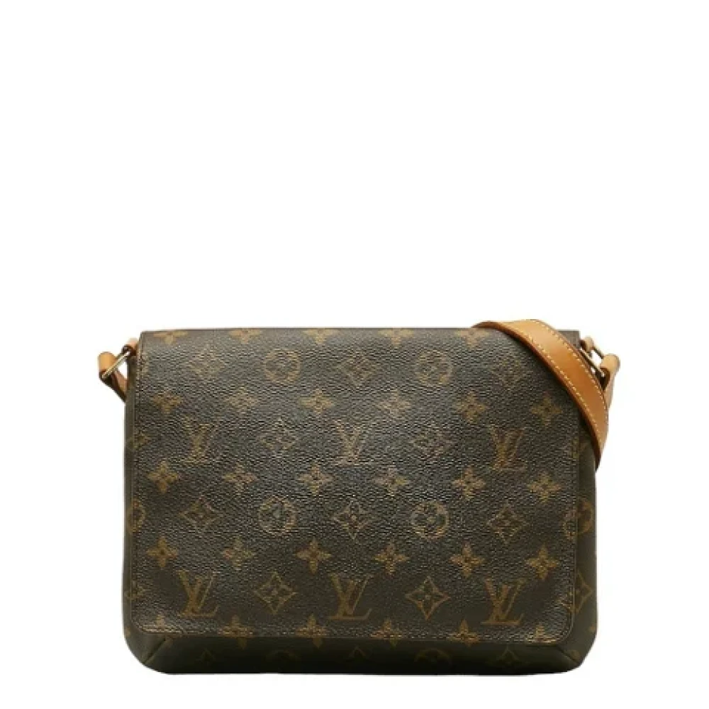 Louis Vuitton Vintage Pre-owned Plastic shoulder-bags Brown Dames
