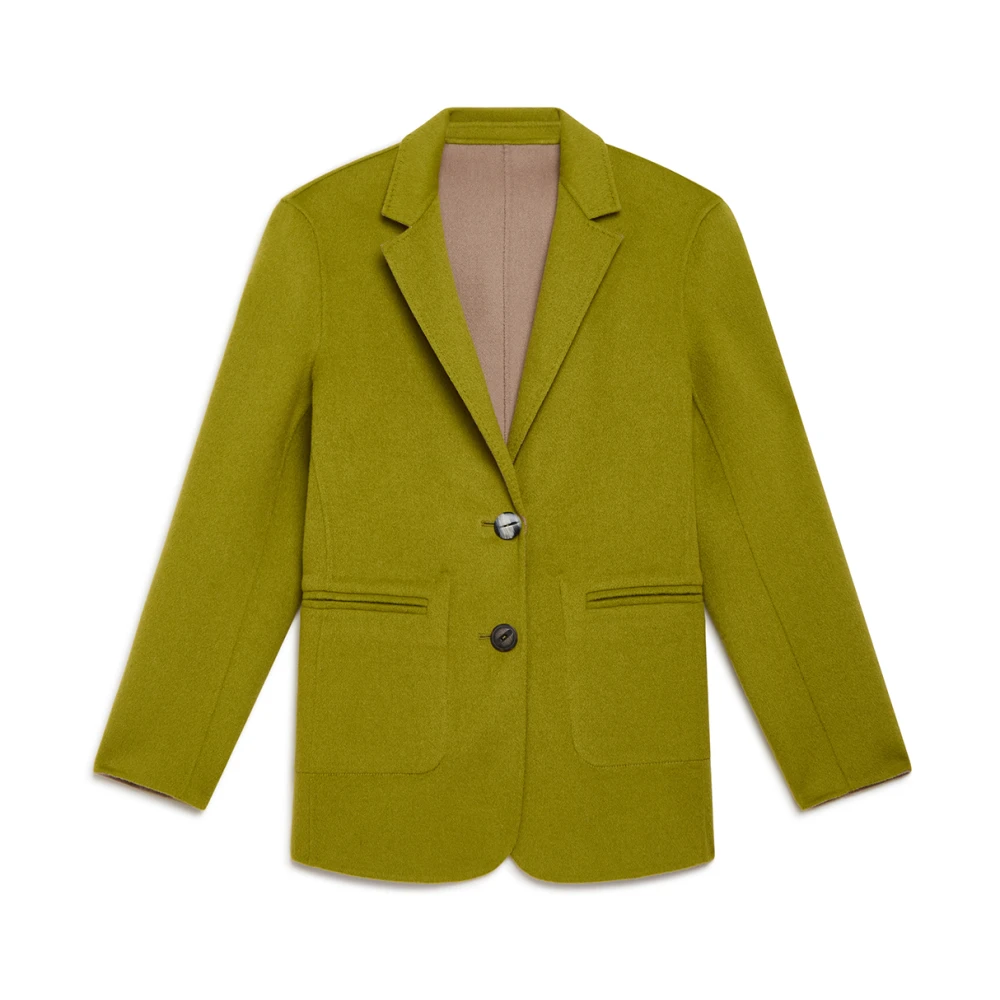 Maliparmi Omkeerbare Wol Reversjas Green Dames