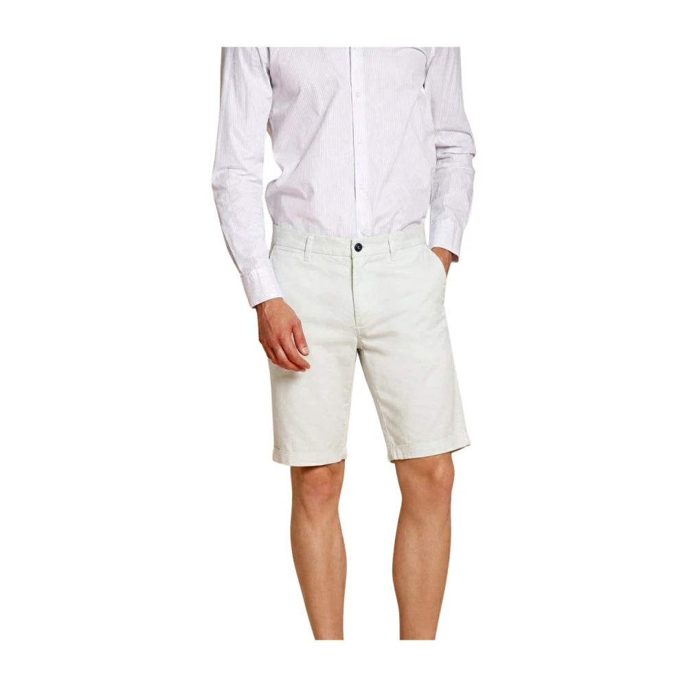 Mason's Mannelijk Blauw Korte Broeken Heren, 3XL, Katoen, London Chino Bermuda