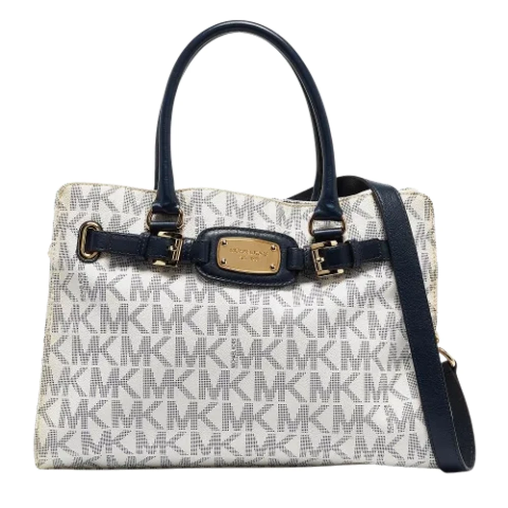 Michael Kors Pre-owned Coated canvas handbags White Dames