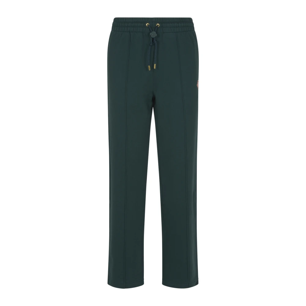 Casablanca Groene Geborduurde Jogger Broek Green Heren
