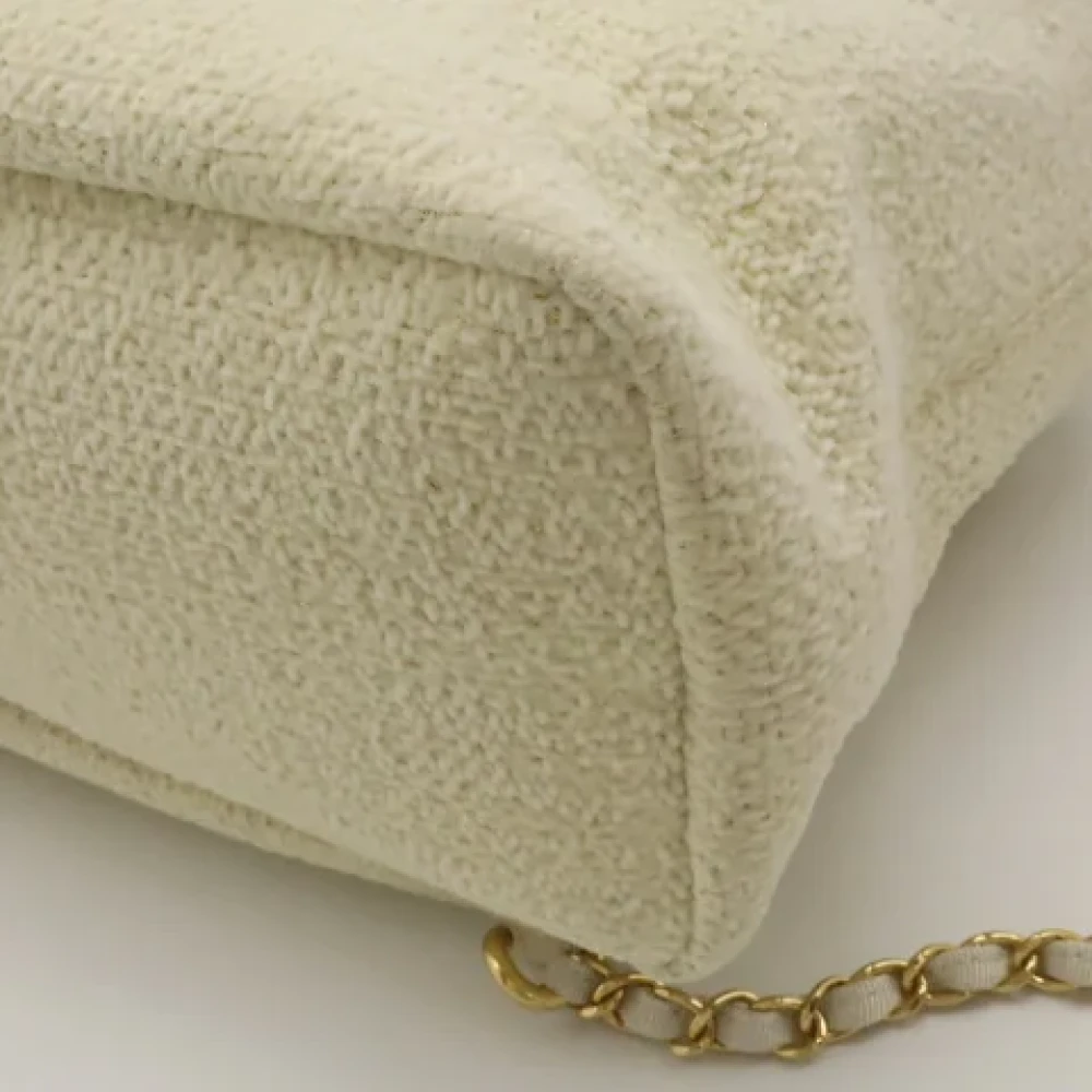 Chanel Vintage Pre-owned Fabric chanel-bags Beige Dames