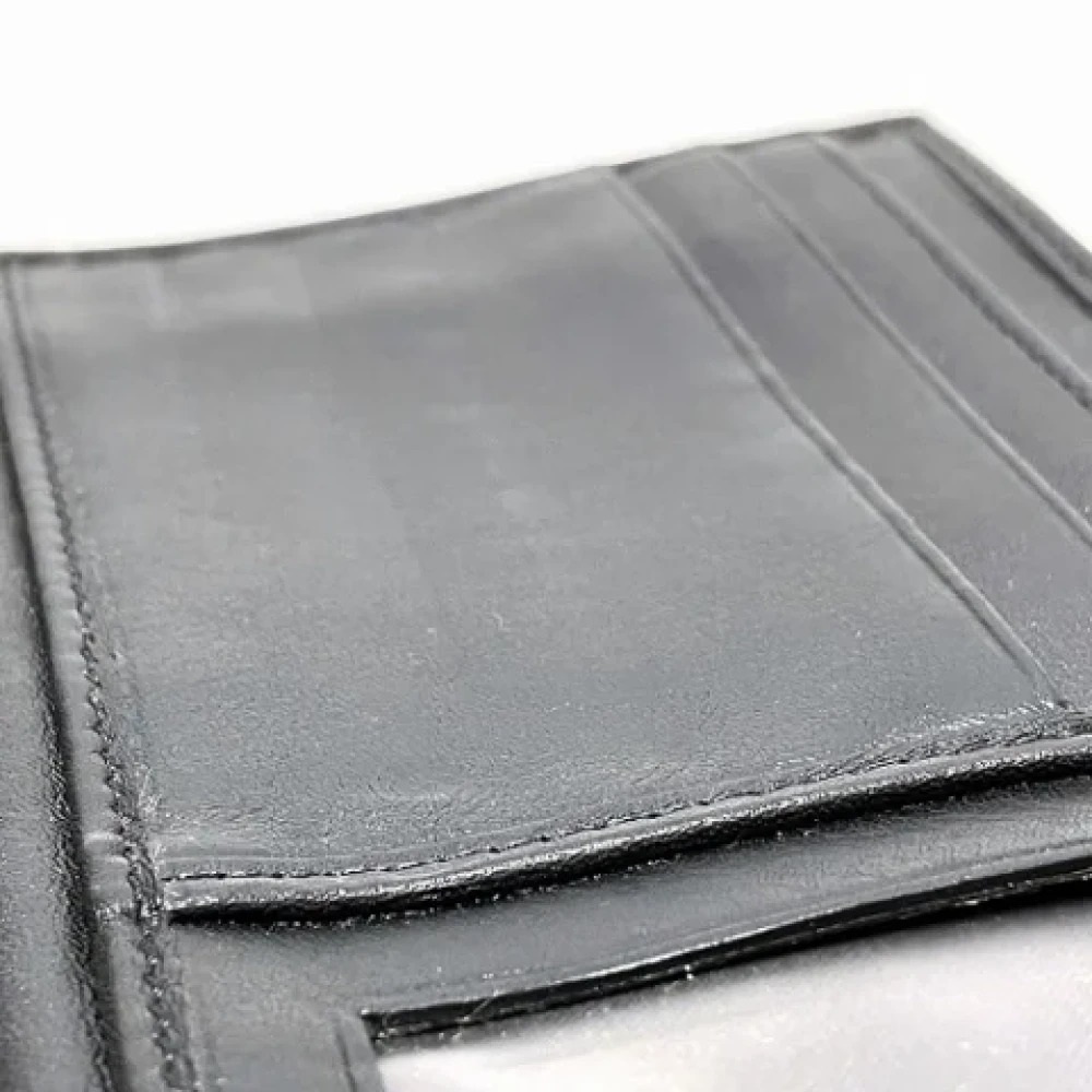 Fendi Vintage Pre-owned Leather wallets Black Dames