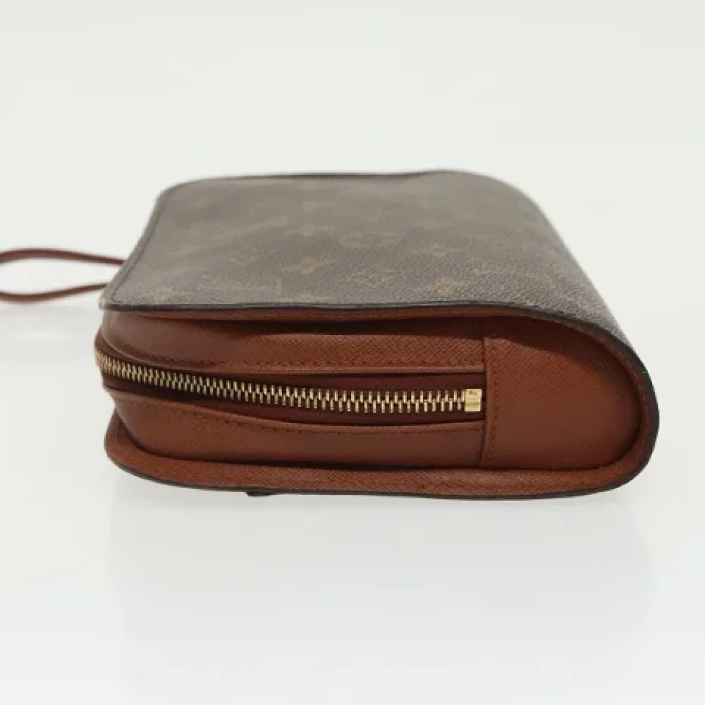 Louis Vuitton Vintage Pre-owned Canvas clutches Brown Dames