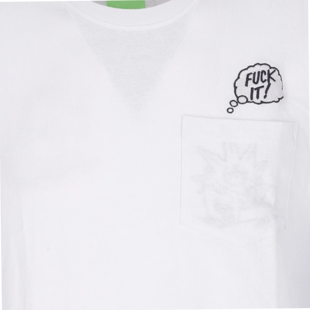 HUF Zak Tee Wit Katoenen T-shirt White Heren