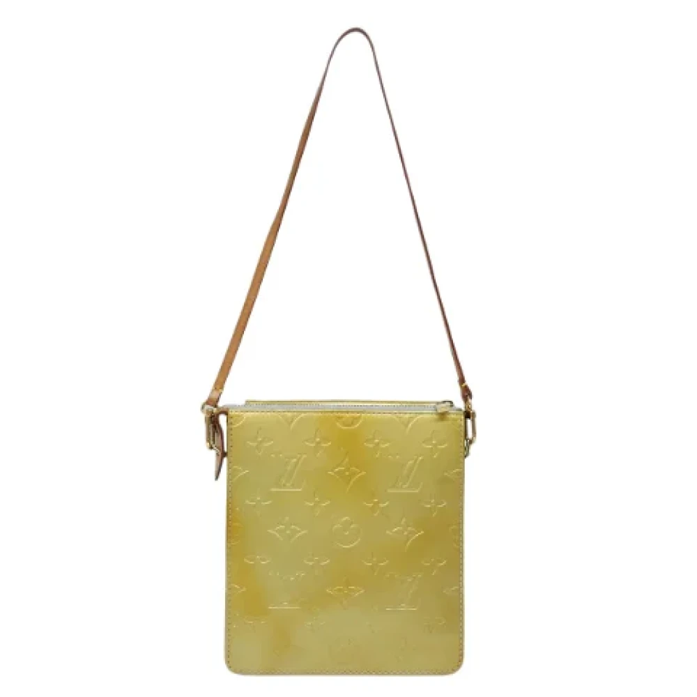 Louis Vuitton Vintage Pre-owned Leather clutches Yellow Dames