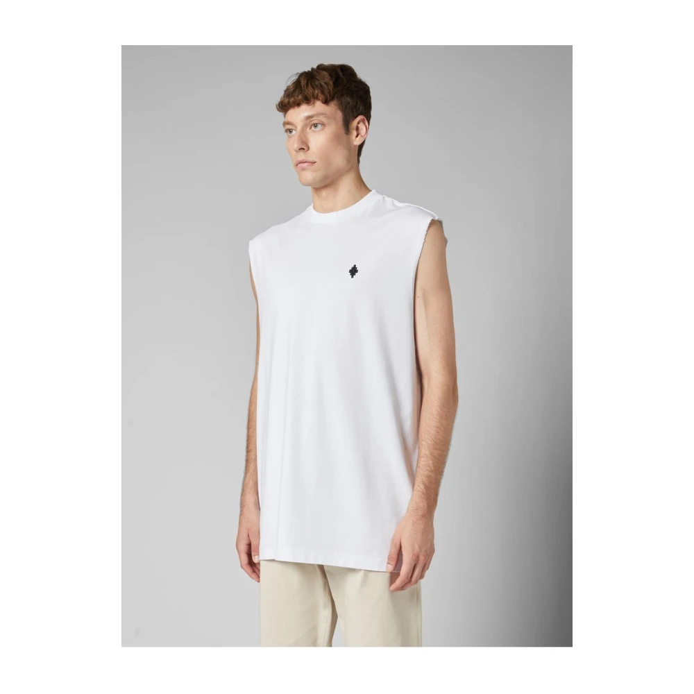 Marcelo Burlon Katoenen hemdjes voor heren White Heren