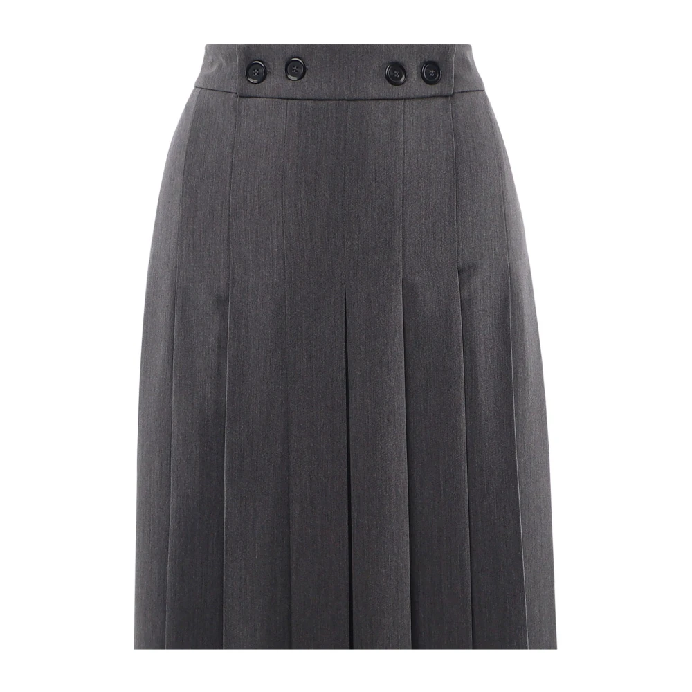 pinko Grijze Geplooide Rok Gray Dames