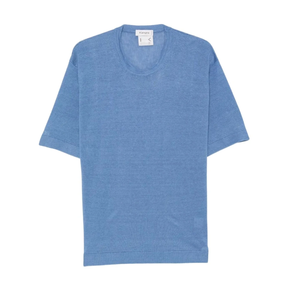 Kangra Blue T-Shirts, Male, Xl, Polo M-Manica Over Rasata Calata