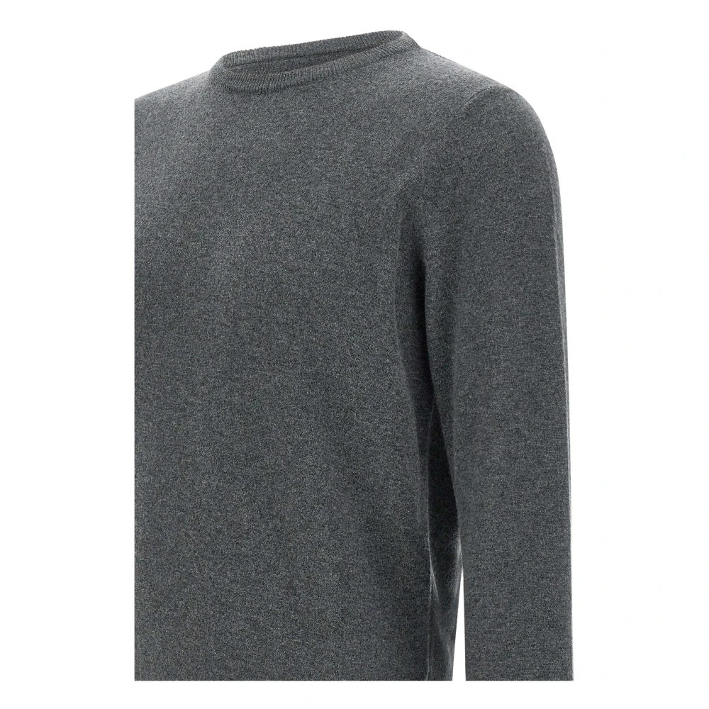 Kangra Kasjmier Crew Neck Sweater Grijs Gray Heren