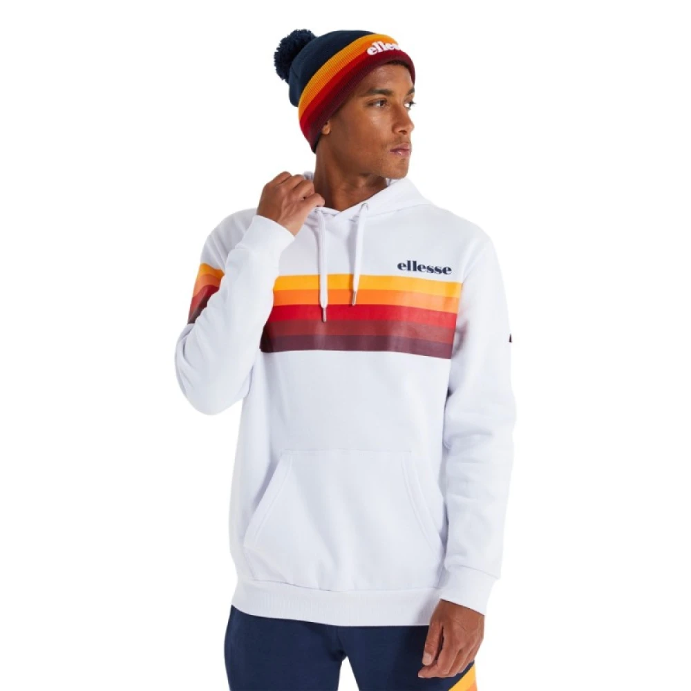 Ellesse Uomo Bianco Felpe, S, New,