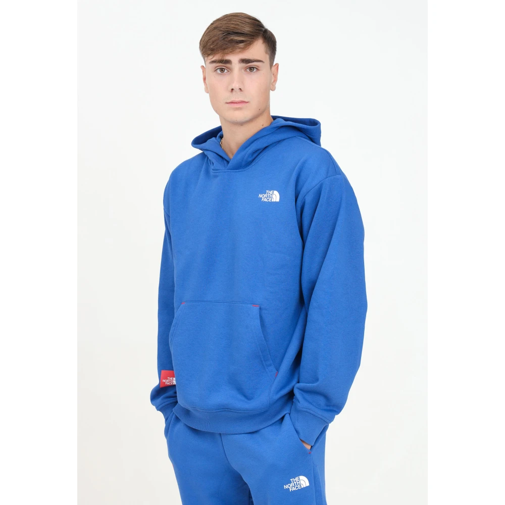 The North Face Blauwe Hoodie Axys Sweater Blue Heren