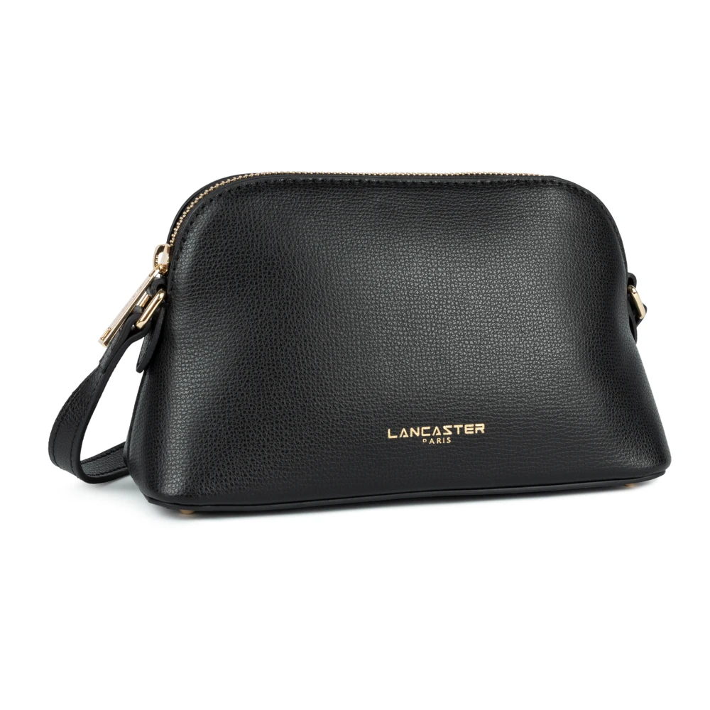 Lancaster Zwarte rits halve maan tas Sierra Jia Black Dames
