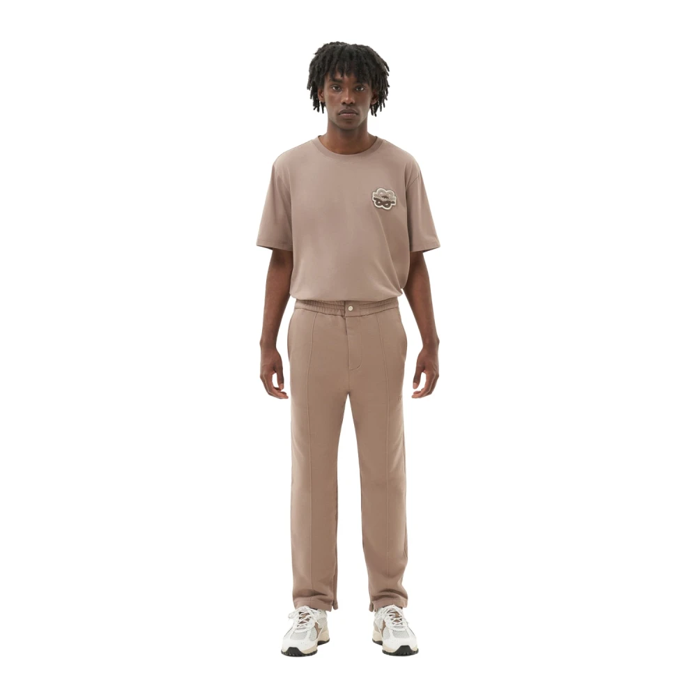 Filling Pieces Pants Core Link Fossil Brown Heren