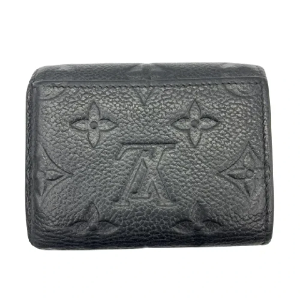 Louis Vuitton Vintage Pre-owned Leather wallets Black Dames