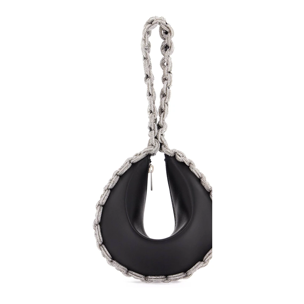 Hibourama Kristalrand Handtas Black Dames