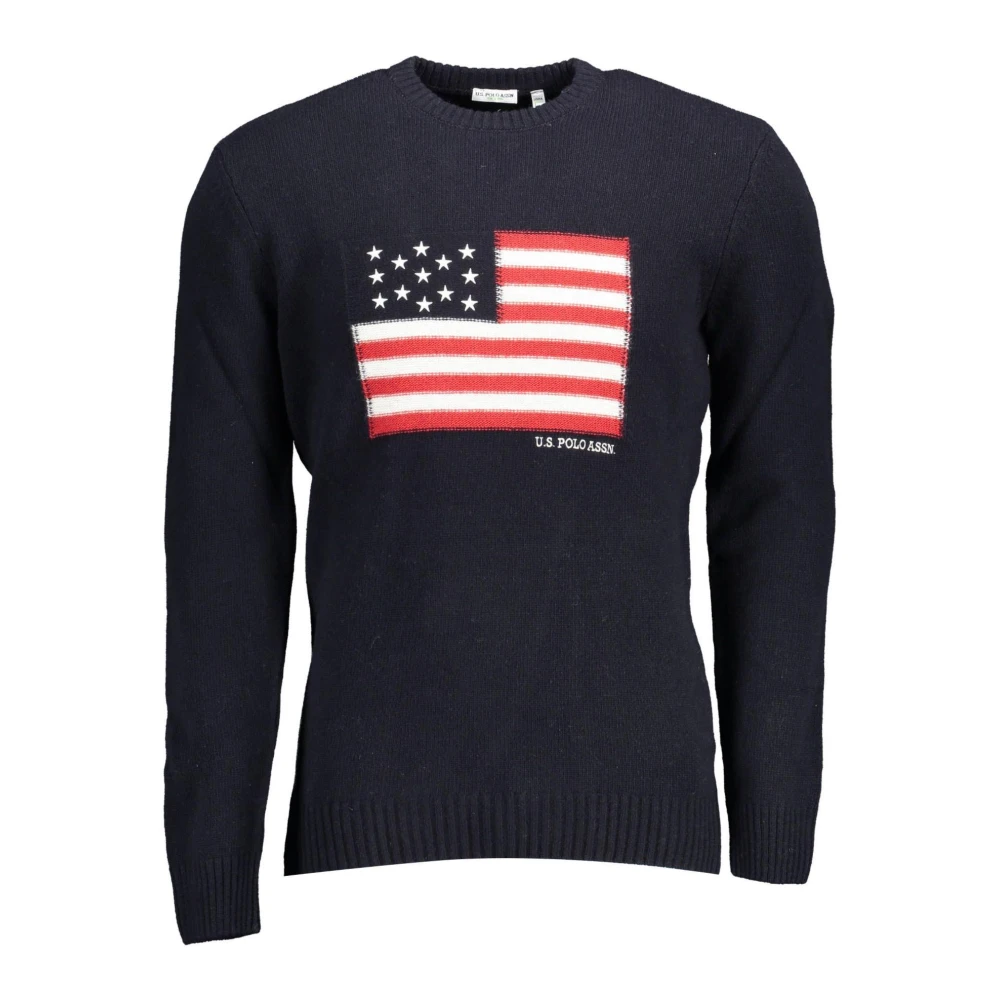 U.s. Polo Assn. Round-neck Knitwear Blue Heren