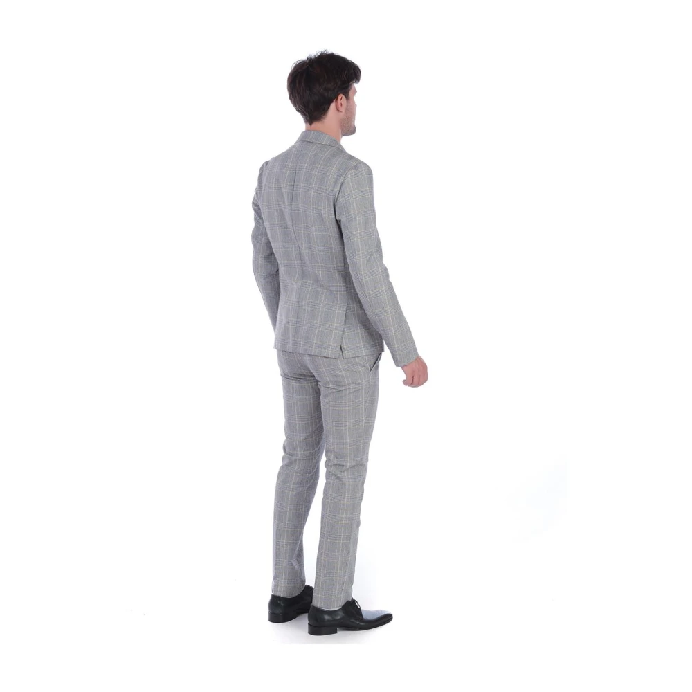 Daniele Alessandrini Elegant Suit Jacket Evora Multicolor Heren
