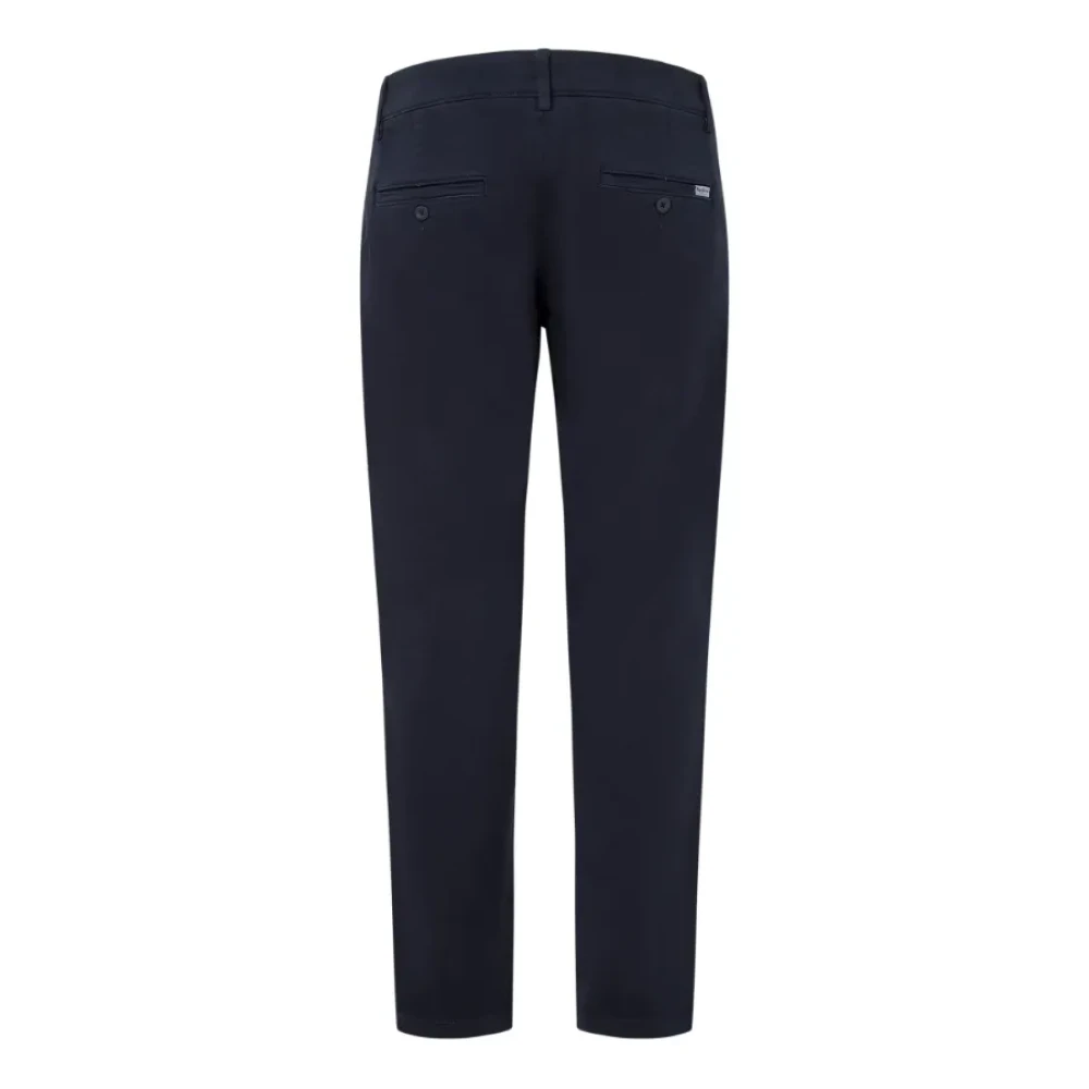 Pepe Jeans Beige Chino Gymdigo Broek Blue Dames