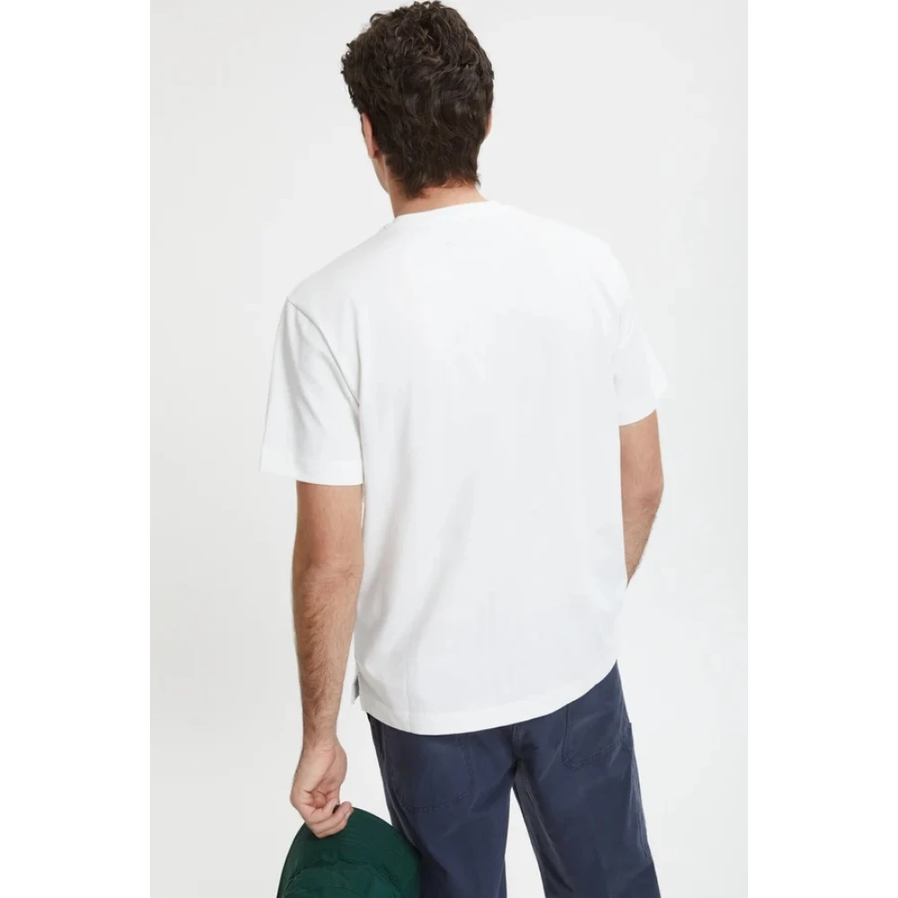 Baracuta Slowboy Colourman Tee Off White Heren