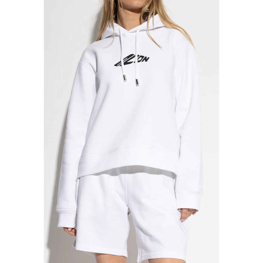 Dsquared2 Hoodie White Dames
