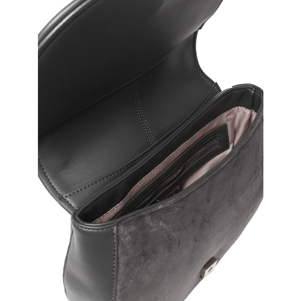 V73 Grijze Schoudertas met Klep Gray Dames
