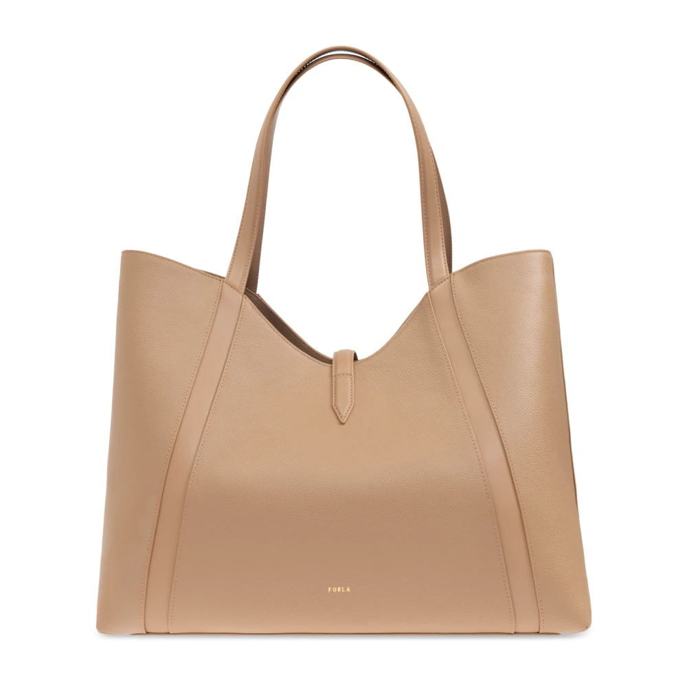 Furla Tas Goccia XL Beige Dames
