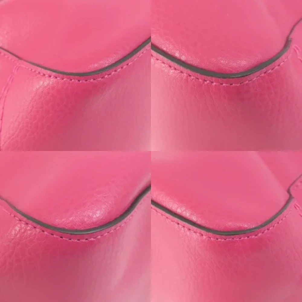 Coach Pre-owned Leather handbags Pink Dames