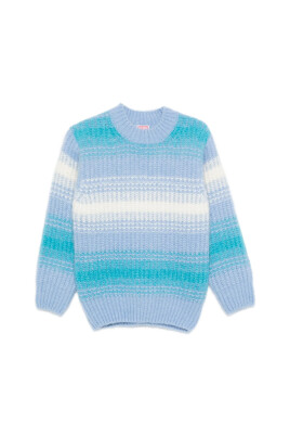 pull-a-rayures-bleues-col-rond