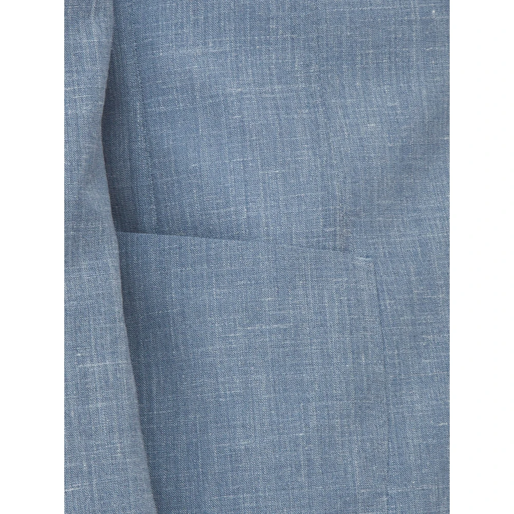 Eleventy Luxe Soft Suit Pant Jogger Denim Blue Heren