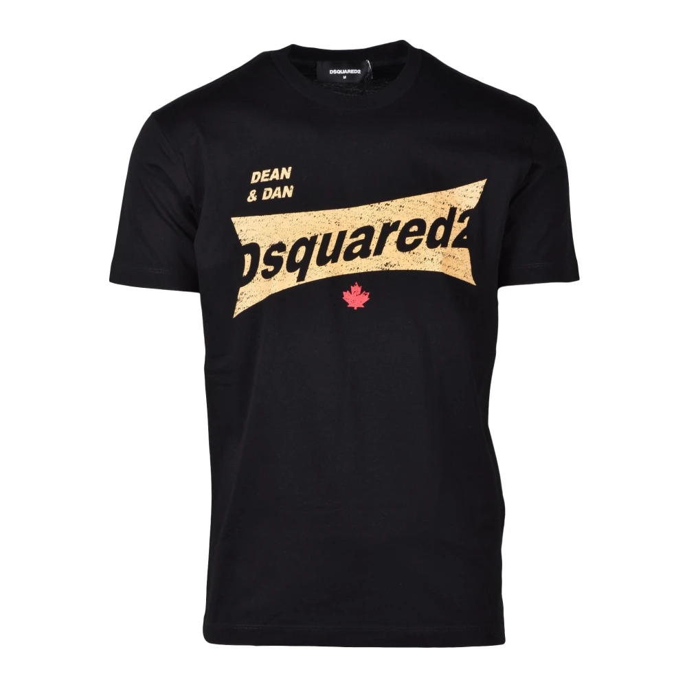 Dsquared2 Katoenen T-shirt Black Heren