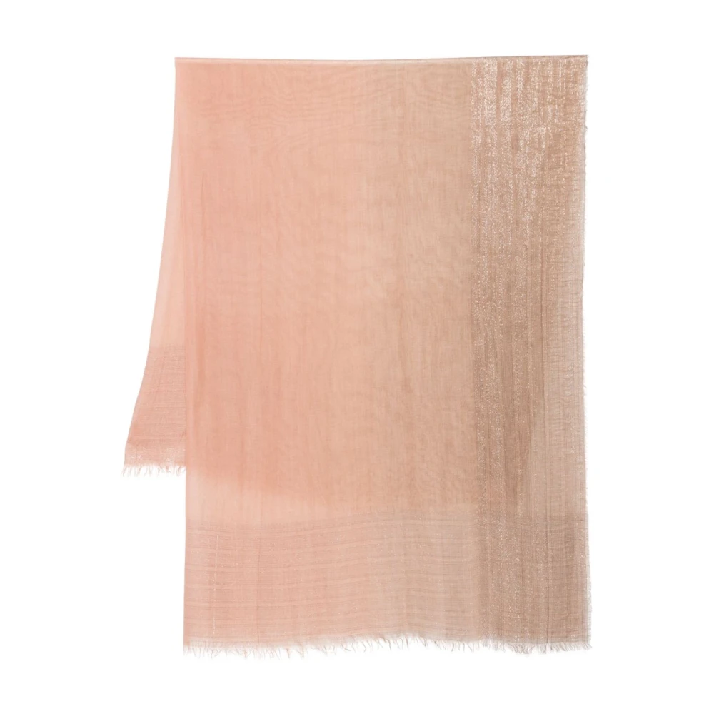 Faliero Sarti Bruine Sjaals Elegant Accessoire Pink Dames