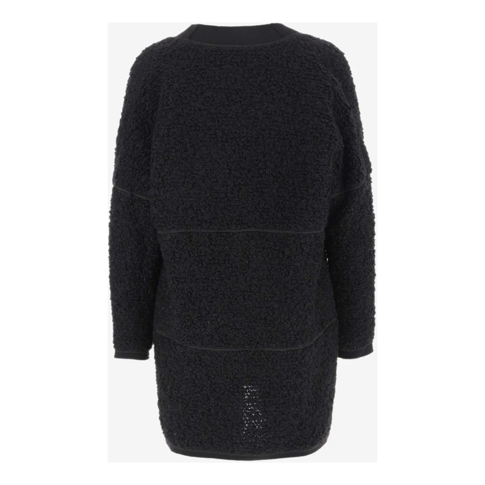 Giorgio Armani Wolmix V-hals Cardigan Zwart Black Dames