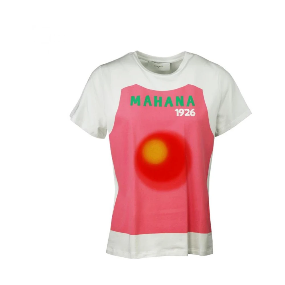 Beatrice .b Biologisch Katoen Fruit Print T-shirt White Dames