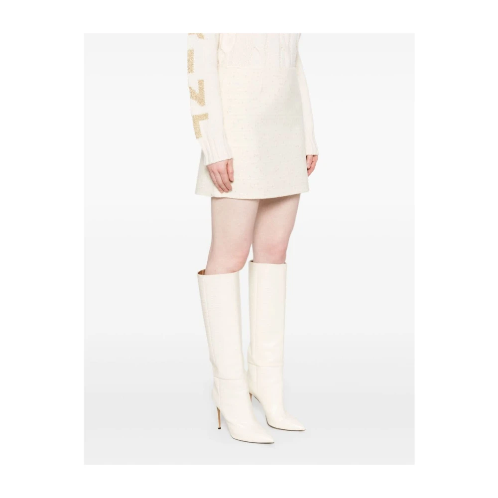 MC2 Saint Barth Beige Rok Aw24 Beige Dames
