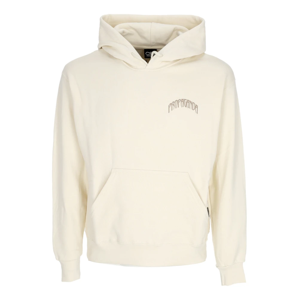 Propaganda Driehoek Hoodie met Voorzak White Heren