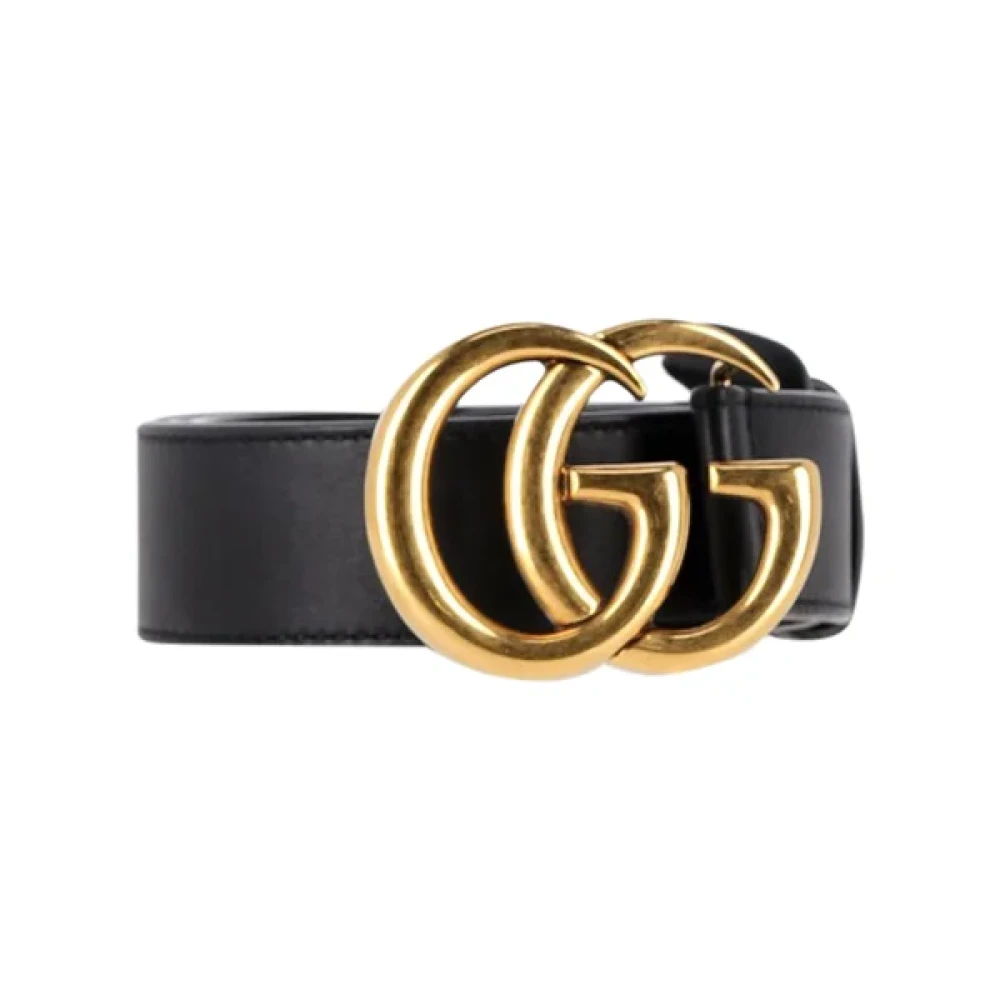 Gucci Vintage Pre-owned Leather belts Black Dames