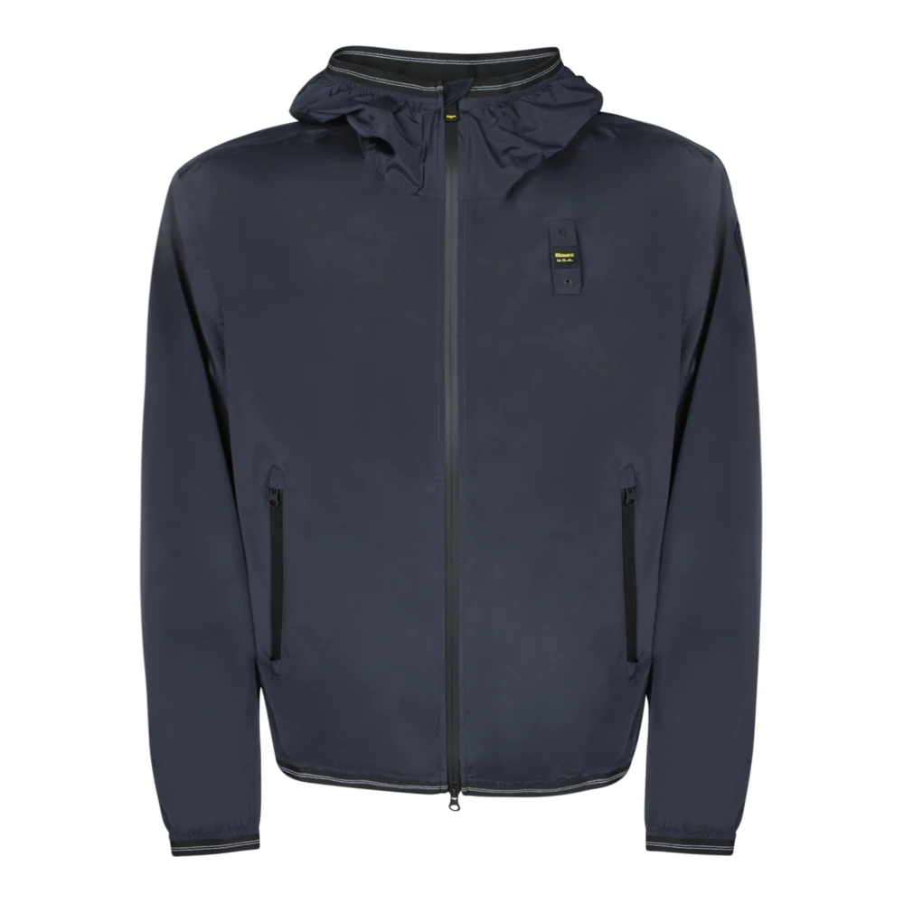 Blauer Technische Stofjas voor Veranderende Klimaten Blue Heren