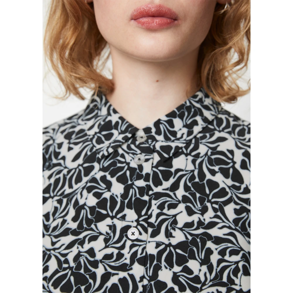 Marc O'Polo Reguliere korte mouwen blouse Multicolor Dames